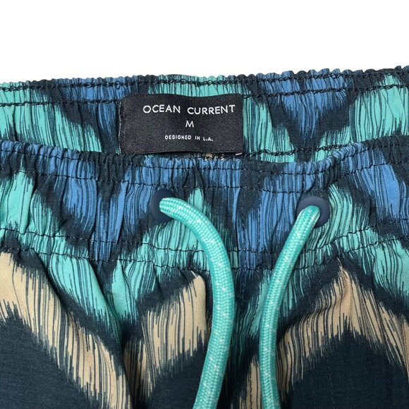 Ocean Current Men's Swim‎ Shorts M 30 With Chevron Pattern - Picture 7 of 13